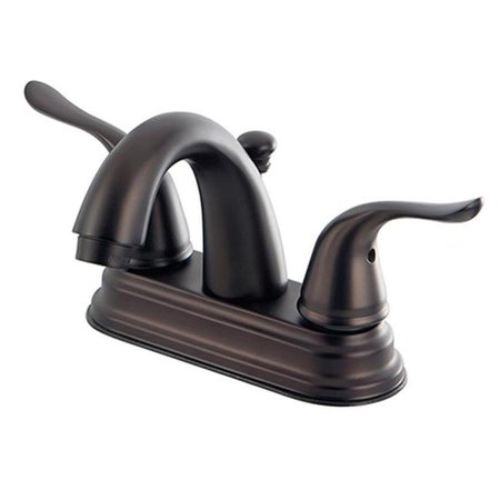 FURNORAMA 4 in. Yosemite Centerset Two Handle Lavatory Faucet; Oil Rubbed Bronze FU342044